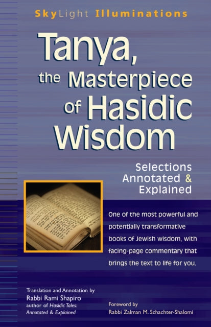 Book cover of: Tanya the Masterpiece of Hasidic Wisdom. By: Rami M. Shapiro