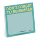 Book cover of: Knock Knock Don't Forget to Remember Sticky Note (Pastel)
