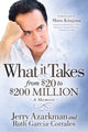 Book cover of: What it Takes... From $20 to $200 Million. By: Jerry Azarkman