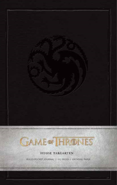 Book cover of: Game of Thrones: House Targaryen Ruled Pocket Journal