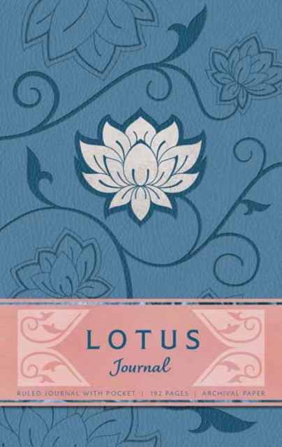Book cover of: Lotus Hardcover Ruled Journal
