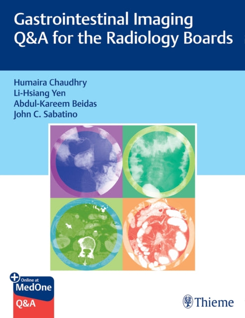 Book cover of: Gastrointestinal Imaging Q&a for the Radiology Boards. By: Humaira Chaudhry