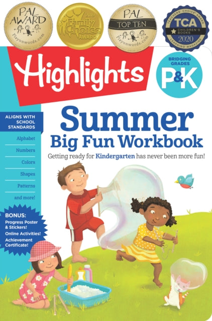 Book cover of: Summer Big Fun Workbook Bridging Grades P & K. By: Highlights Learning Staff