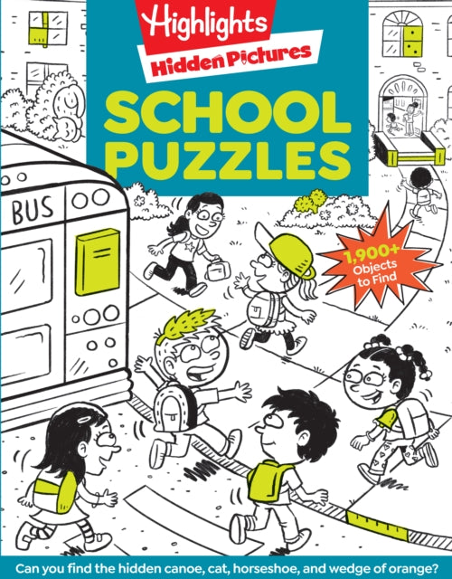 Book cover of: School Puzzles. By: Highlights