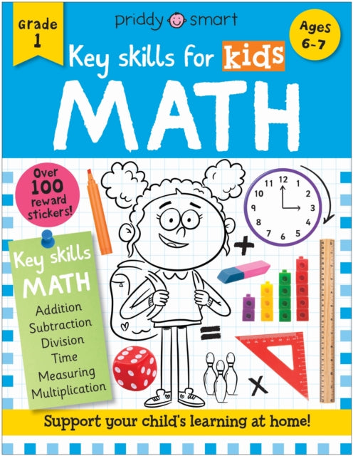 Book cover of: Key Skills for Kids: Math. By: Roger Priddy