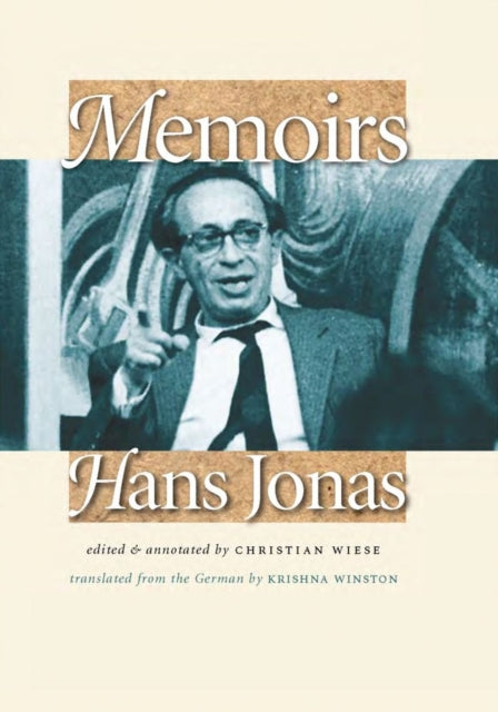 Book cover of: Memoirs – Hans Jonas. By: Hans Jonas