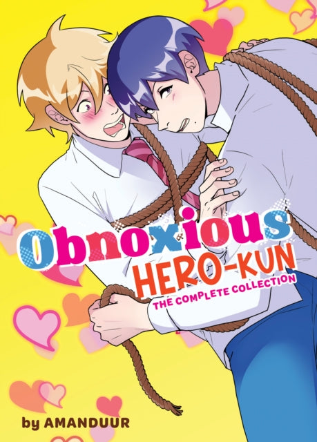 Book cover of: Obnoxious Hero-kun: The Complete Collection. By: Amanda Rahimi (Amanduur)