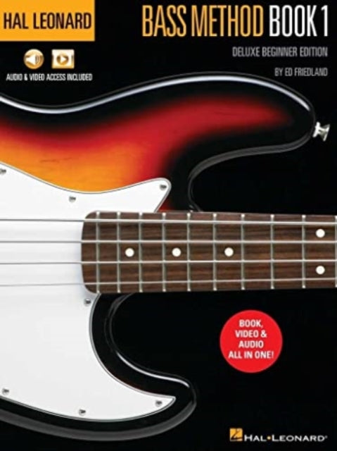 Book cover of: Hal Leonard Bass Method Book 1. By: Ed Friedland