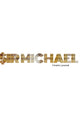 Book cover of: Gold graphic sir Michael branded Blank page Creative Note journal. By: Michael Huhn