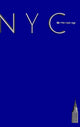Book cover of: NYC Chrysler building bright blue classic grid page notepad $ir Michael Limited edition. By: Michael Huhn