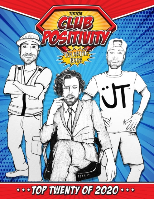 Book cover of: Club Positivity Coloring Book. By: Shanon Fouquet
