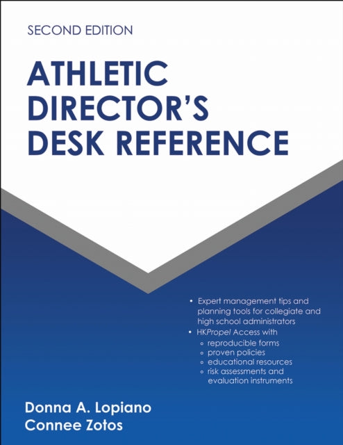 Book cover of: Athletic Director's Desk Reference. By: Donna A. Lopiano