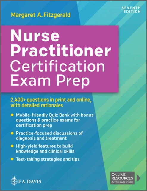 Book cover of: Nurse Practitioner Certification Exam Prep. By: Margaret A. Fitzgerald