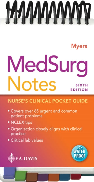 Book cover of: MedSurg Notes