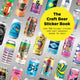 Book cover of: Craft Beer Sticker Book. By: Suridh Hassan