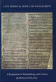 Book cover of: Late Medieval Irish Law Manuscripts. By: Rowena Finnane