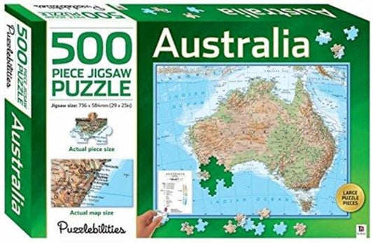 Book cover of: Puzzlebilities: Australia 500 Piece Jigsaw Puzzle