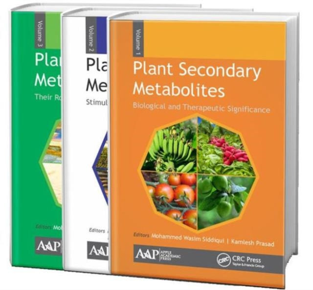Book cover of: Plant Secondary Metabolites, Three-Volume Set. By: Mohammed Wasim Siddiqui