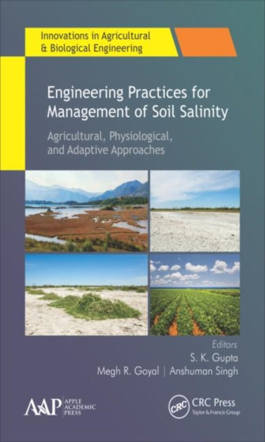 Book cover of: Engineering Practices for Management of Soil Salinity. By: Megh R. Goyal