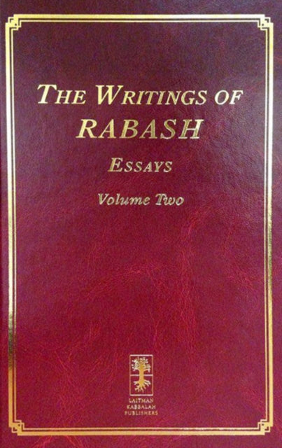 Book cover of: Writings of RABASH. By: Baruch (Rabash) Ashlag