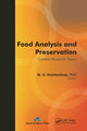 Book cover of: Food Analysis and Preservation. By: Michael Kontominas