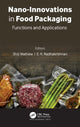 Book cover of: Nano-Innovations in Food Packaging. By: Shiji Mathew
