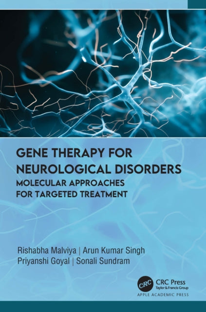 Book cover of: Gene Therapy for Neurological Disorders. By: Rishabha Malviya