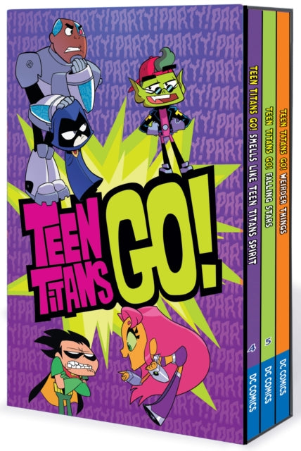 Book cover of: Teen Titans Go! Box Set 2: The Hungry Games. By: Sholly Fisch
