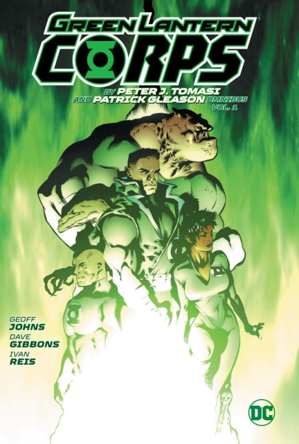 Book cover of: Green Lantern Corp Omnibus by Peter J. Tomasi and Patrick Gleason. By: Peter J. Tomasi