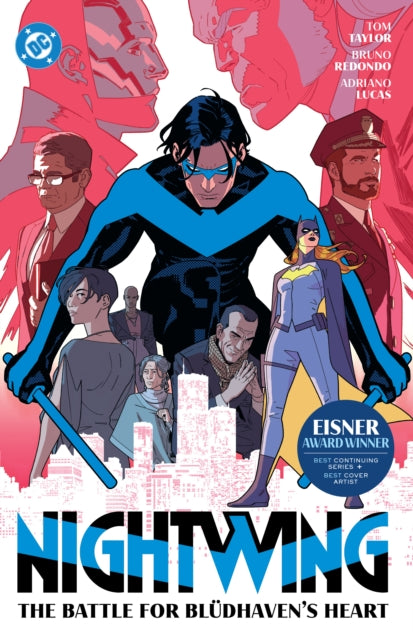 Book cover of: Nightwing Vol. 3: The Battle for Bludhaven's Heart. By: Taylor, Tom