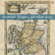 Book cover of: Scottish Maps Calendar 2025