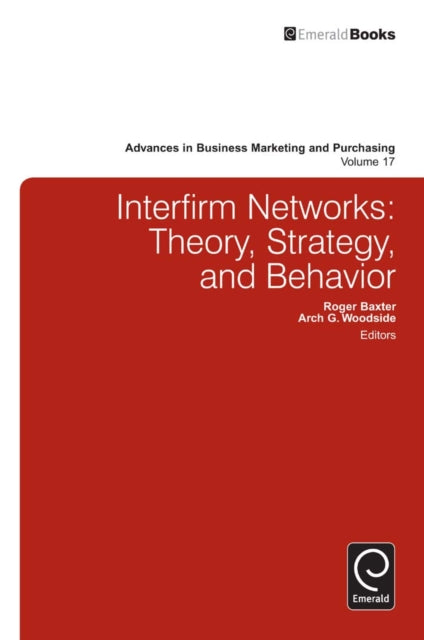 Book cover of: Interfirm Business-to-Business Networks. By: Roger Baxter