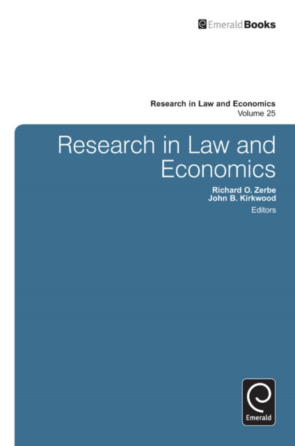 Book cover of: Research in Law and Economics. By: John B. Kirkwood