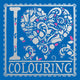 Book cover of: I Heart Colouring. By: Felicity French