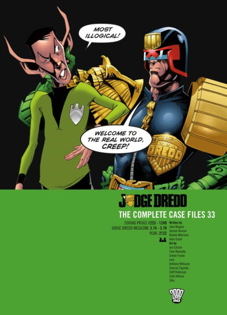 Book cover of: Judge Dredd: The Complete Case Files 33. By: John Wagner