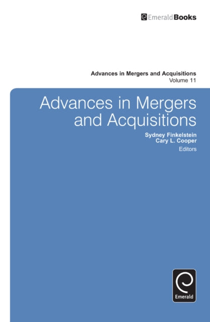 Book cover of: Advances in Mergers and Acquisitions. By: Sydney Finkelstein