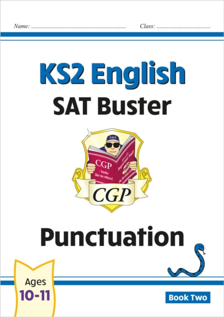 Book cover of: KS2 English SAT Buster: Punctuation - Book 2 (for the 2026 tests). By: CGP Books
