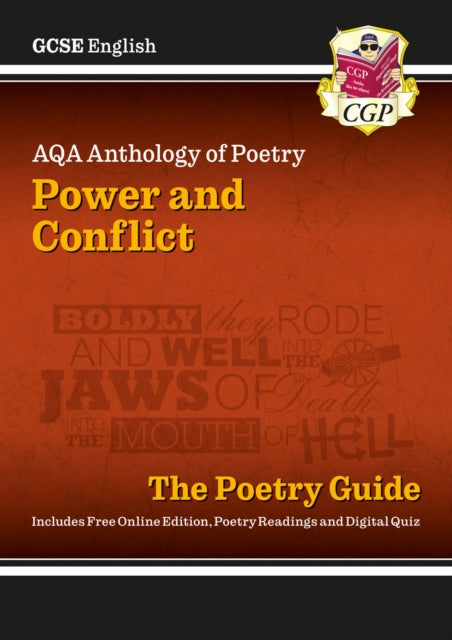 GCSE English AQA Poetry Guide - Power & Conflict Anthology inc. Online Edition, Audio & Quizzes 9781782943617 Claire Boulter