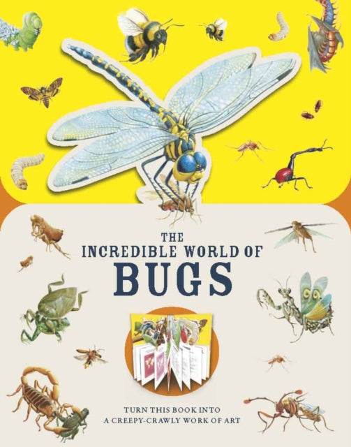 Book cover of: Paperscapes: The Incredible World of Bugs. By: Melanie Hibbert