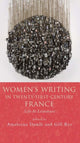 Book cover of: Women's Writing in Twenty-First-Century France. By: Amaleena Damlé