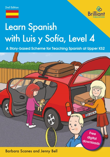 Book cover of: Learn Spanish with Luis y Sofia, Level 4