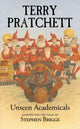 Book cover of: Unseen Academicals. By: Terry Pratchett