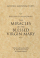 Book cover of: Miracles of the Blessed Virgin Mary. By: William of Malmesbury