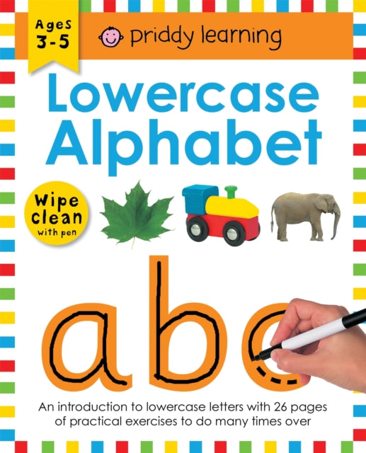 Book cover of: Lowercase Alphabet. By: Roger Priddy