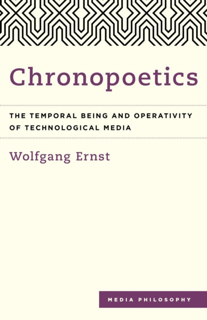 Book cover of: Chronopoetics. By: Anthony Enns
