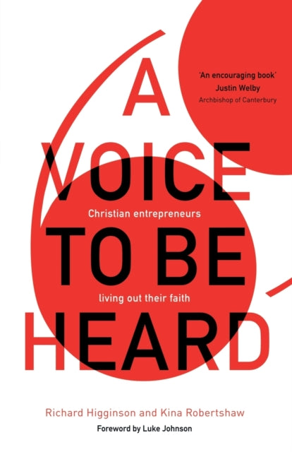 Book cover of: Voice to Be Heard. By: Richard Higginson