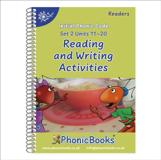 Book cover of: Phonic Books Dandelion Readers Reading and Writing Activities Set 2 Units 11-20. By: Phonic Books