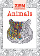 Book cover of: Zen Colouring – Animals. By: EDITORS GMC