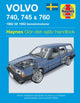 Book cover of: Volvo 740, 745 and 760 (1982 - 1992) Haynes Repair Manual (svenske utgava). By: Haynes