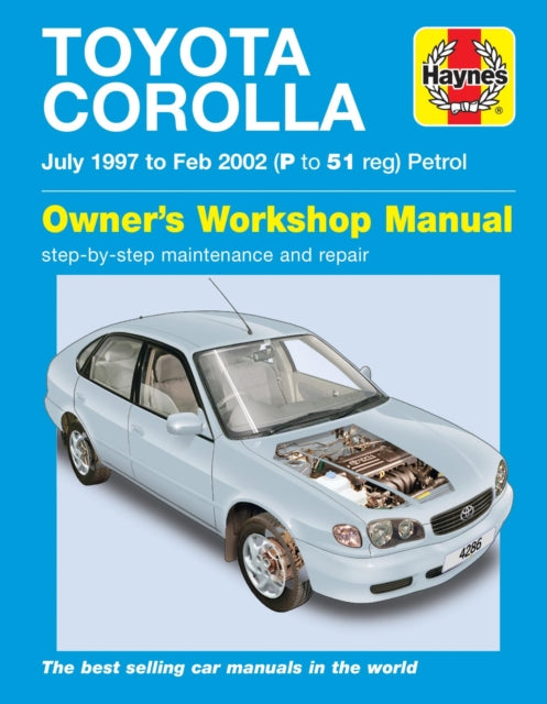 Book cover of: TOYOTA COROLLA PETROL (97-FEB 02). By: Haynes Publishing